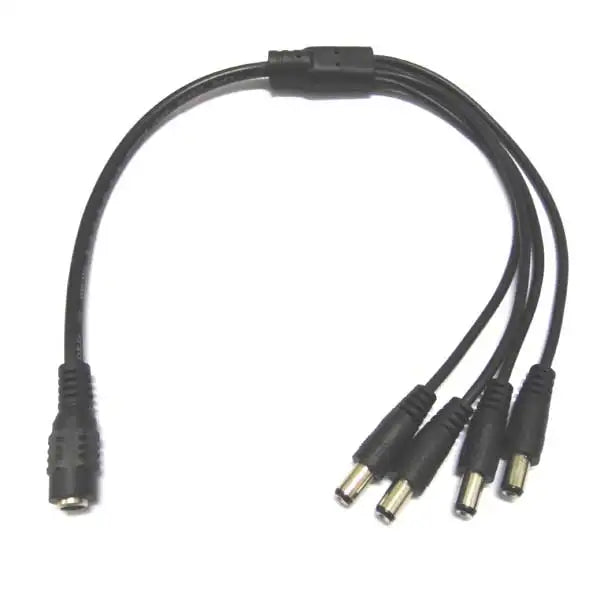 10 kom. 1 do 4 DC naponski razvodni kabel 12V 5.5 x 2.1 mm 40 cm