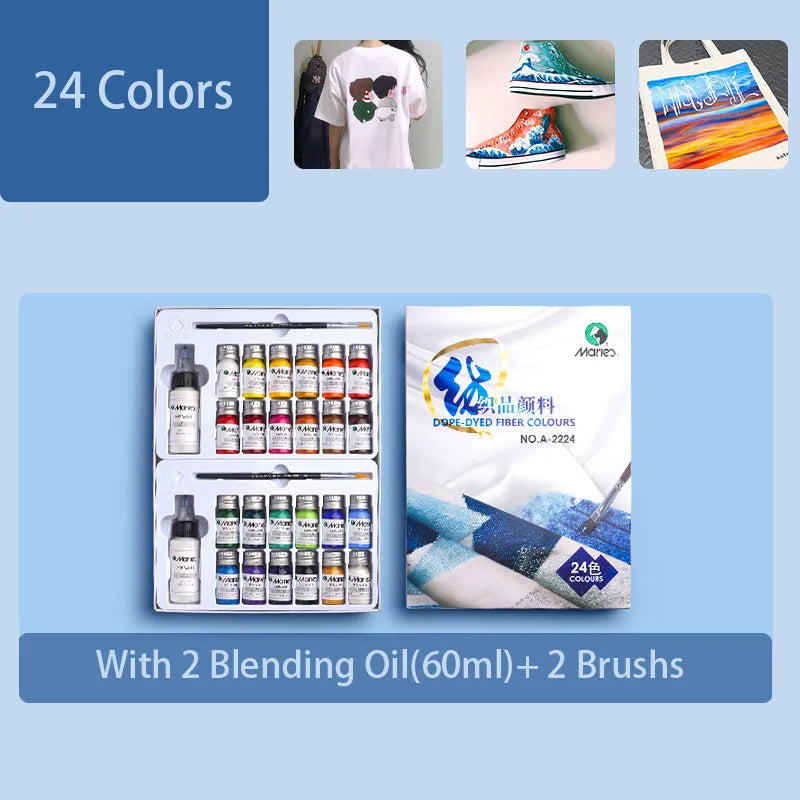 Marie's Permanent Fabric Paint Set