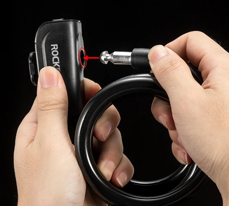 Steel Cable Bike Lock with Keyless Quick Lock