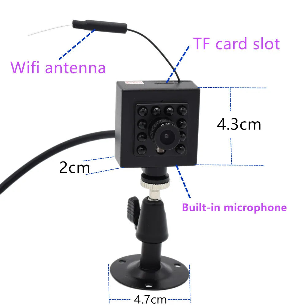 Bezdrátová kamera do ptačí budky s 8MP nočním viděním a zvukem