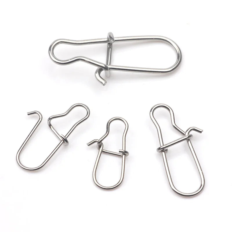 Stainless Steel Fishing Snaps, Pack of 100