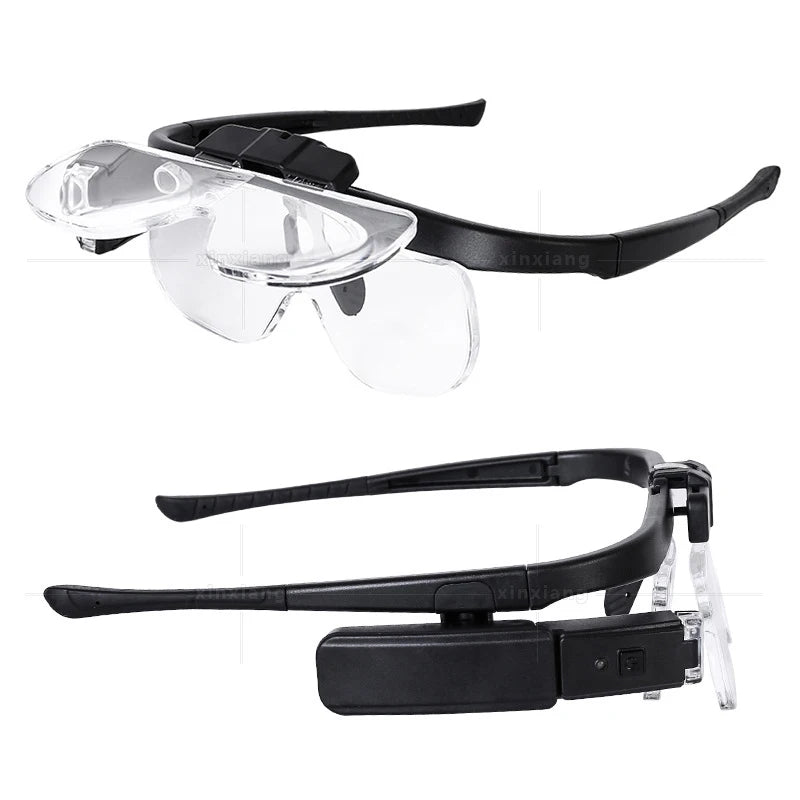 Rechargeable Head Magnifier with Three Lenses