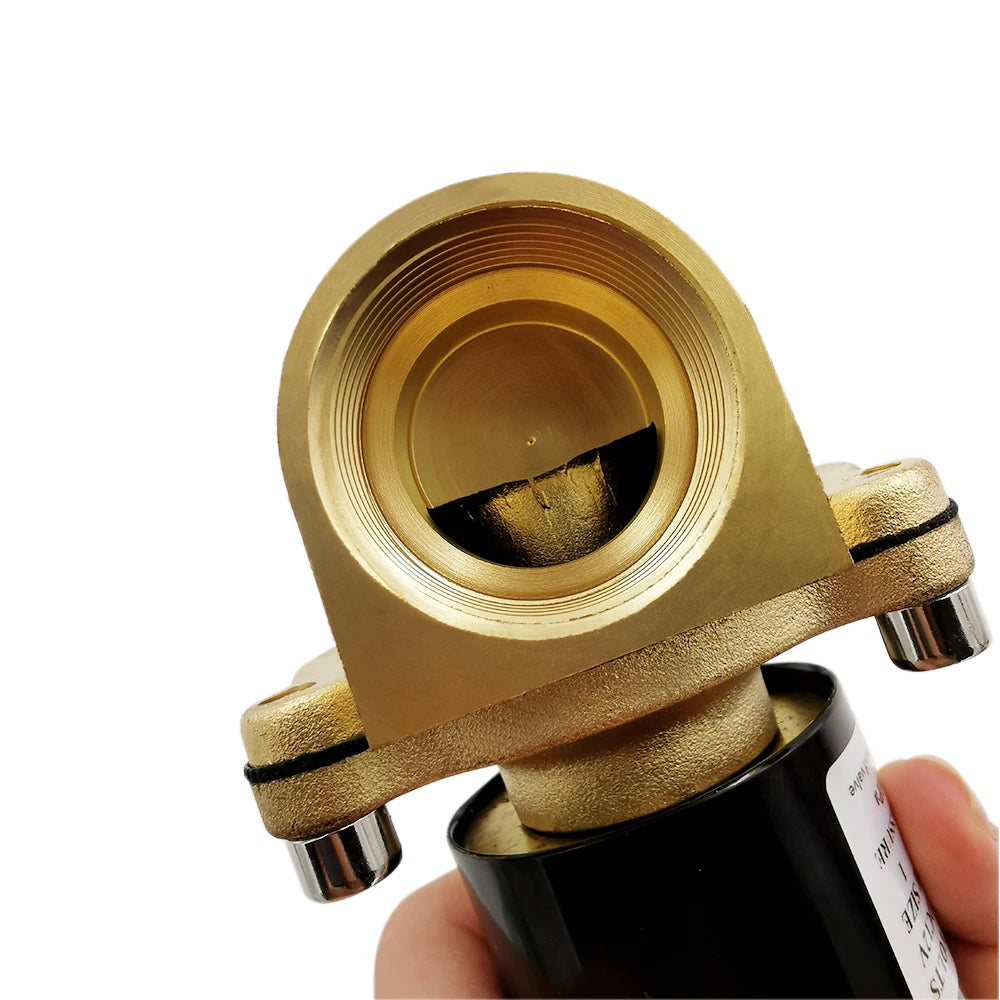 Elettrovalvola da 1/2" 3/4" 1" DN15 DN20 DN25, normalmente chiusa, pneumatica per acqua, olio e aria, 220V CA