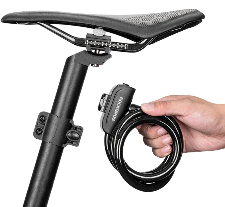Steel Cable Bike Lock with Keyless Quick Lock