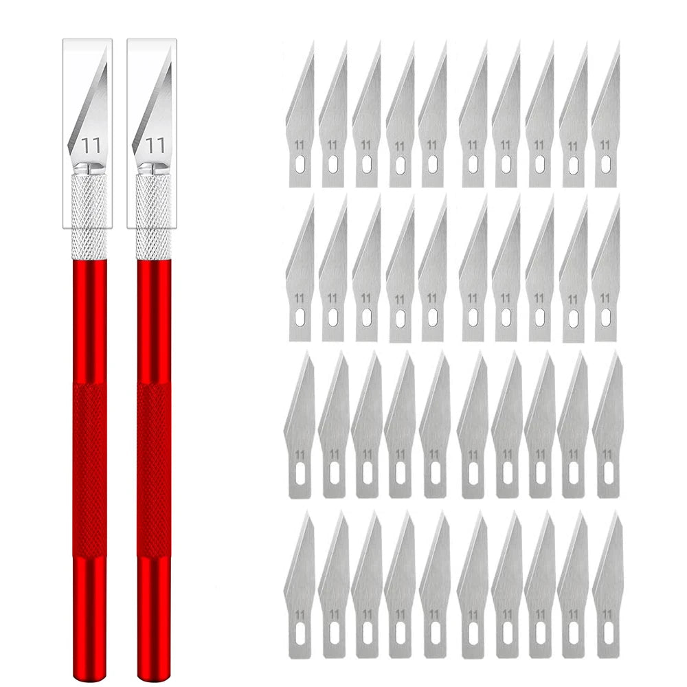 Cuchillo para manualidades de metal: opciones de mango y kit