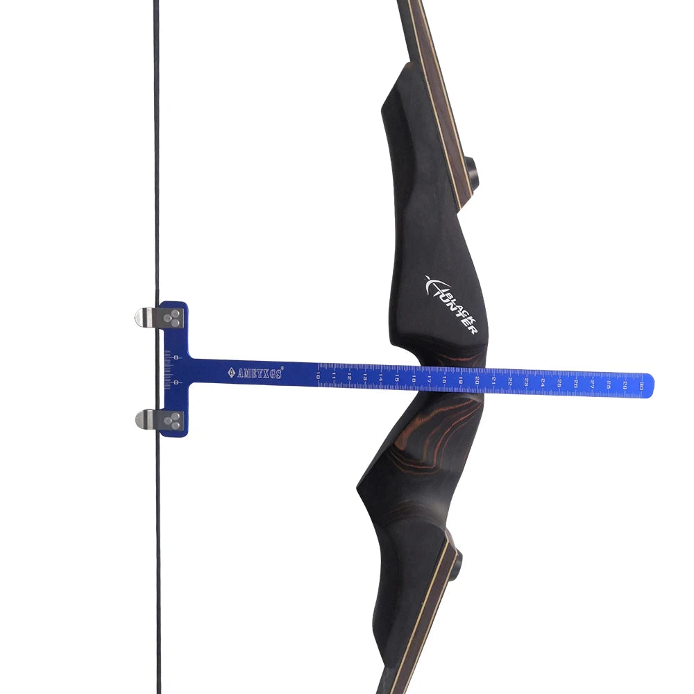 Aluminium boogschutters T-vlak (T-schaaf) — Meterische & inch-schalen