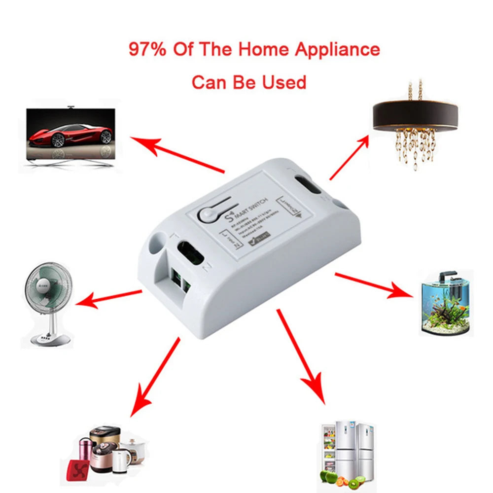 433MHz Wireless Relay and Wall Switch - Options