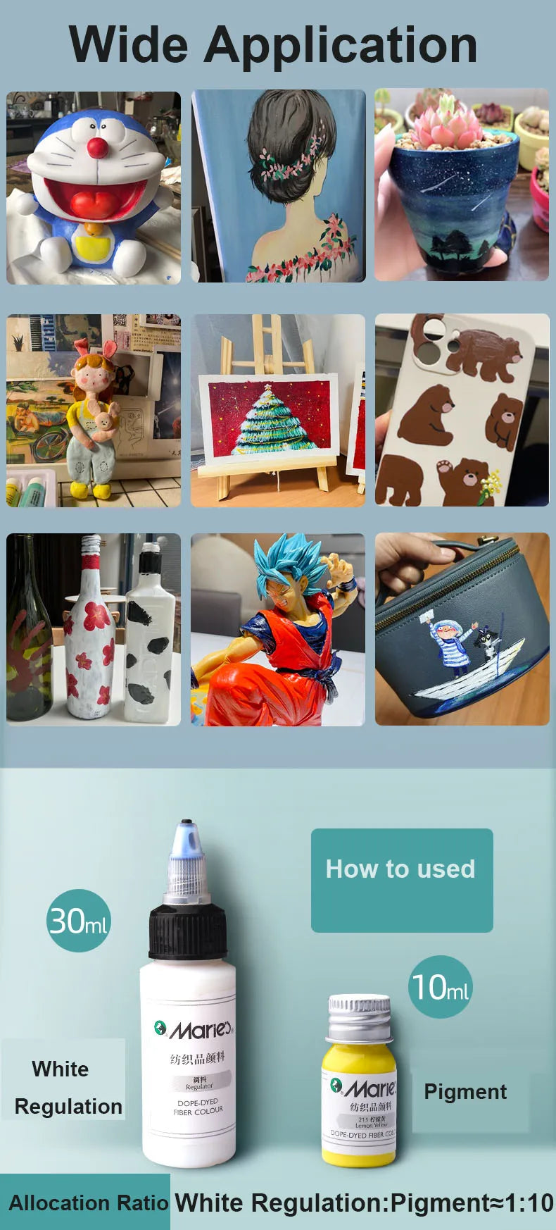 Marie's Permanent Fabric Paint Set