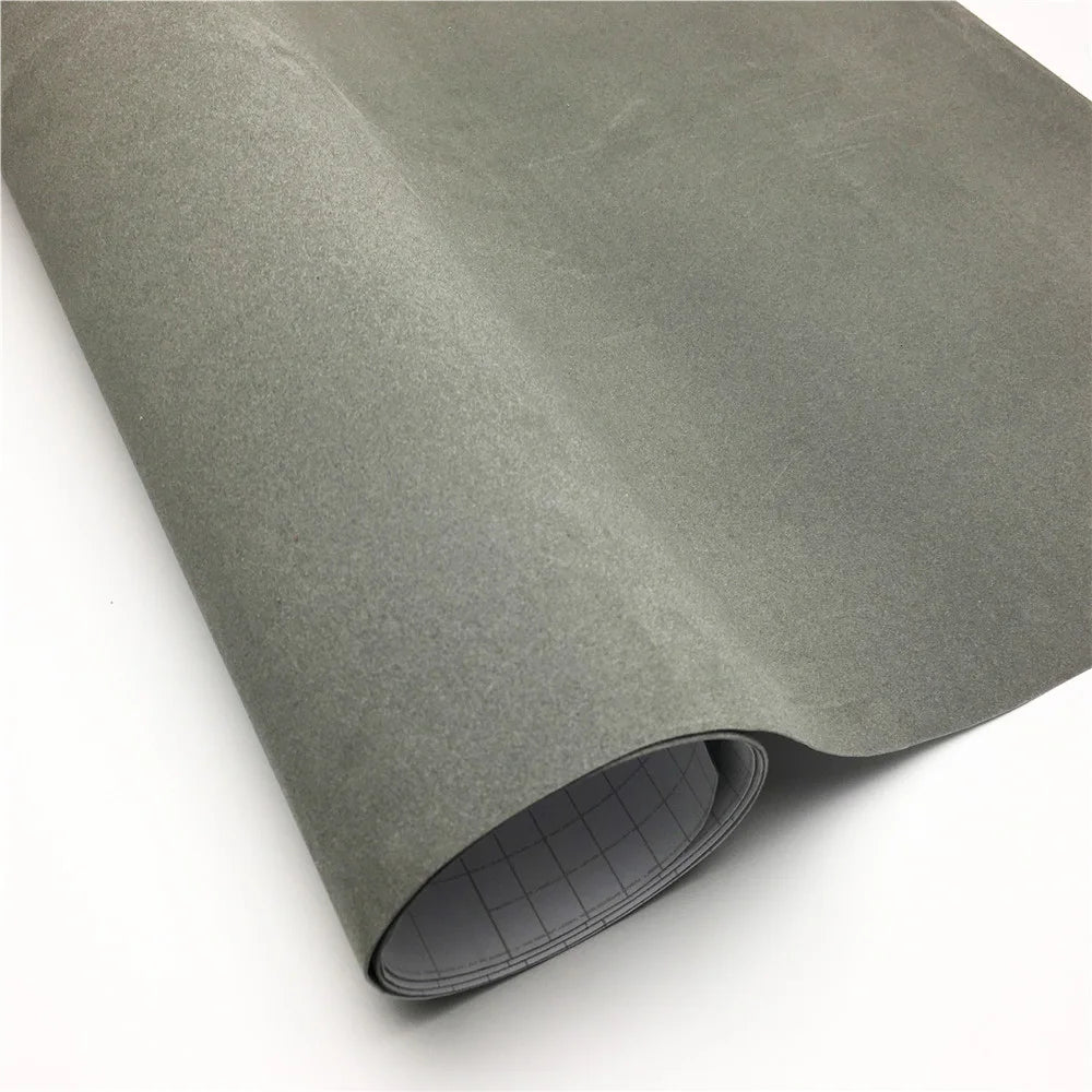 Suede Vinyl Wrap Velvet Vinyl Wrap Film Car Wrapping Sticker Bubble Free For Vehicle Interior Decal