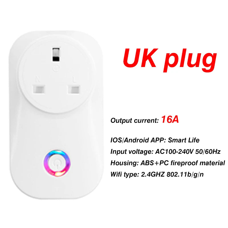 Wi-Fi Smart Plug with Energy Monitoring - Plug Options