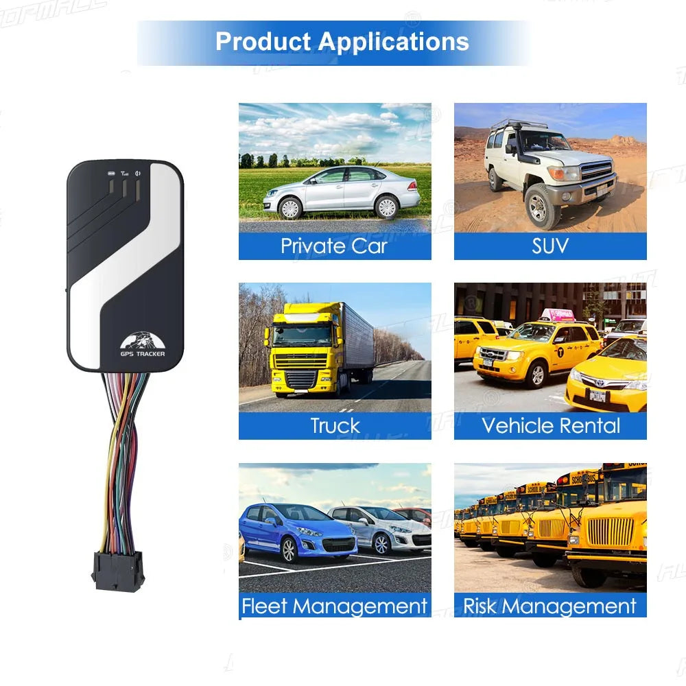 Coban GPS Tracker Car 4G LTE Vehicle Tracking Device Real Time Cut Off Fuel Alarm Door Open Alarm Motorcycle TK403d GPS403b