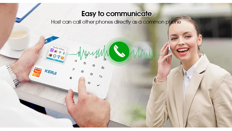 KERUI W181 Wireless WIFI Alarm System Door Sensor Phone APP Remote Control Smart Home Burglar Security Alarm Works with Tuya