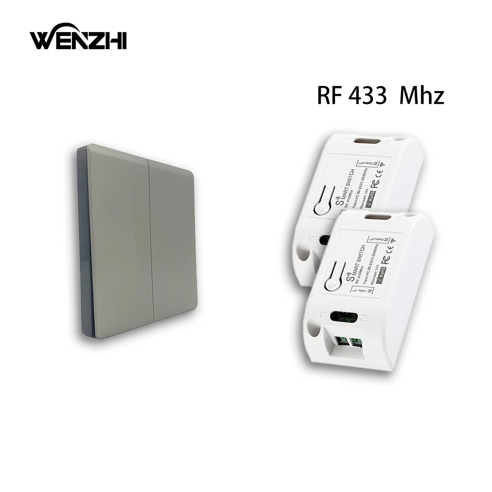 433MHz Wireless Relay and Wall Switch - Options