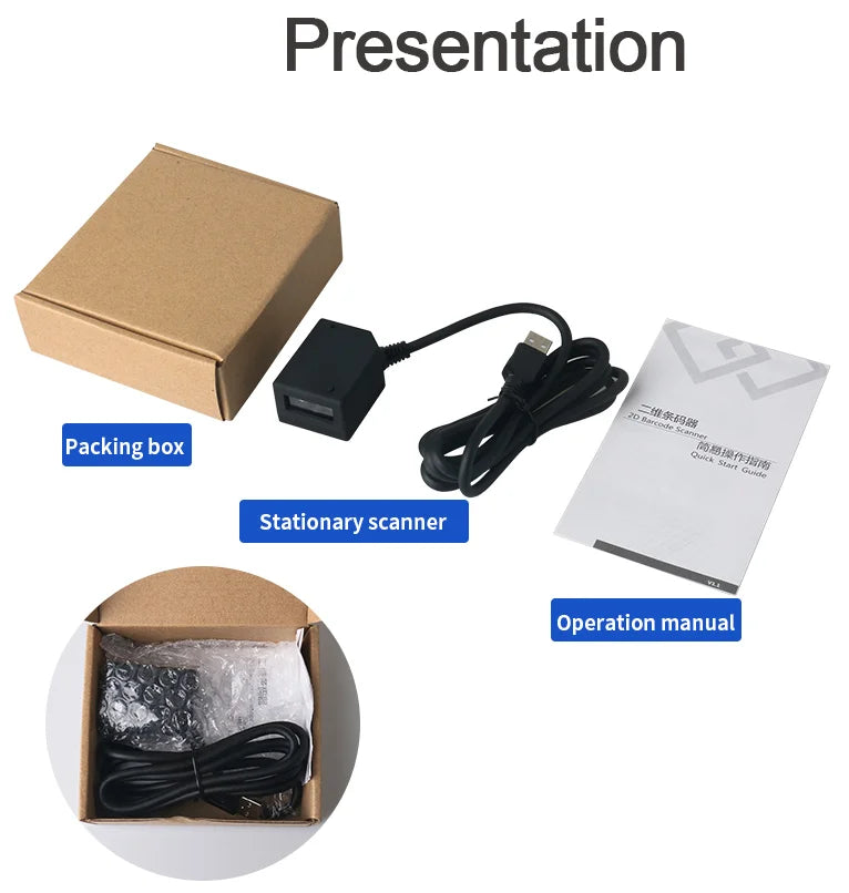 WH-3216 Embedded USB Barcode Scanner