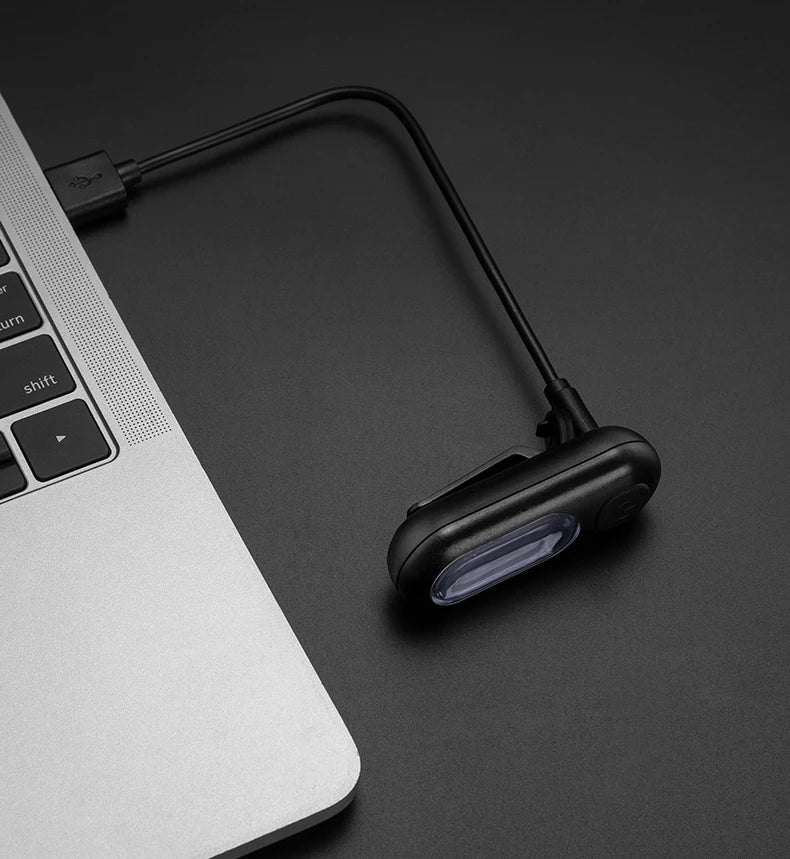 USB Rechargeable Bicycle Rear Light, 5 Modes