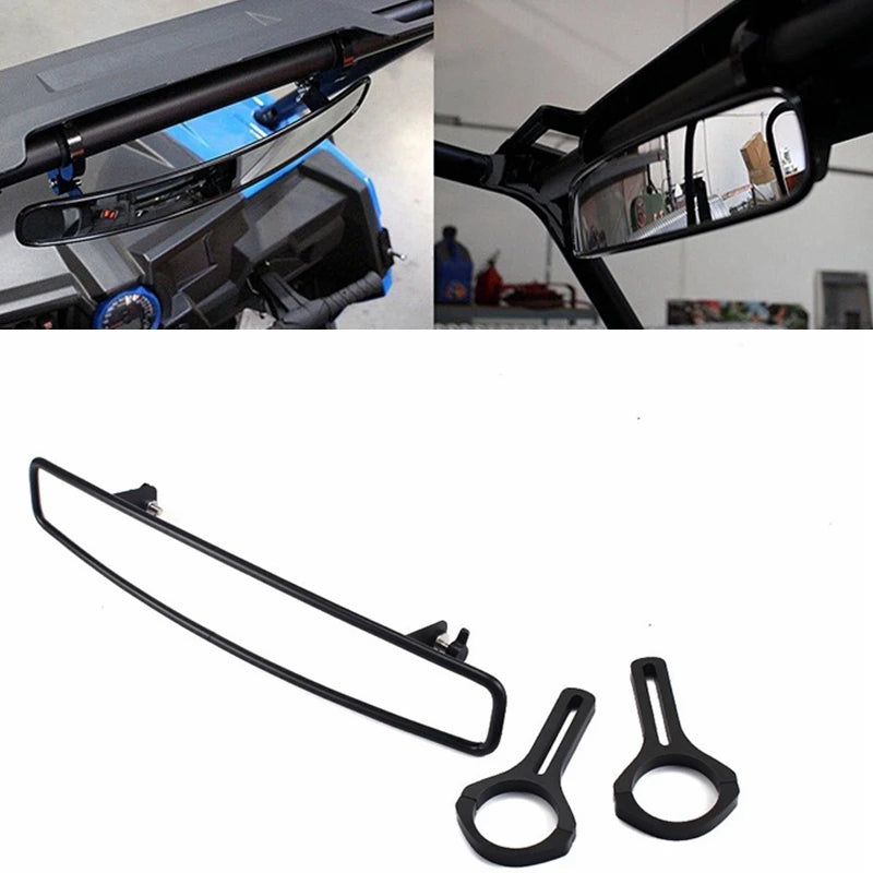 Car ATV Accessories Adjustable 1.75'' 2'' Rear View Convex Mirror 2" Clamp FOR RZR 900 XP1000 UTV Wide Race Offroad Panoramic