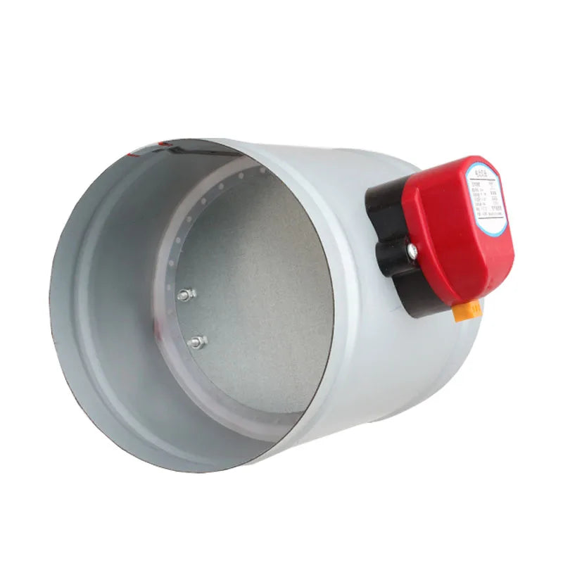 220V gegalvaniseerde motorklep, elektrische luchtklep, gemotoriseerde terugslagklep voor leidingen van 3/4/5/6/8 inch 80/100/125/150/200/250mm