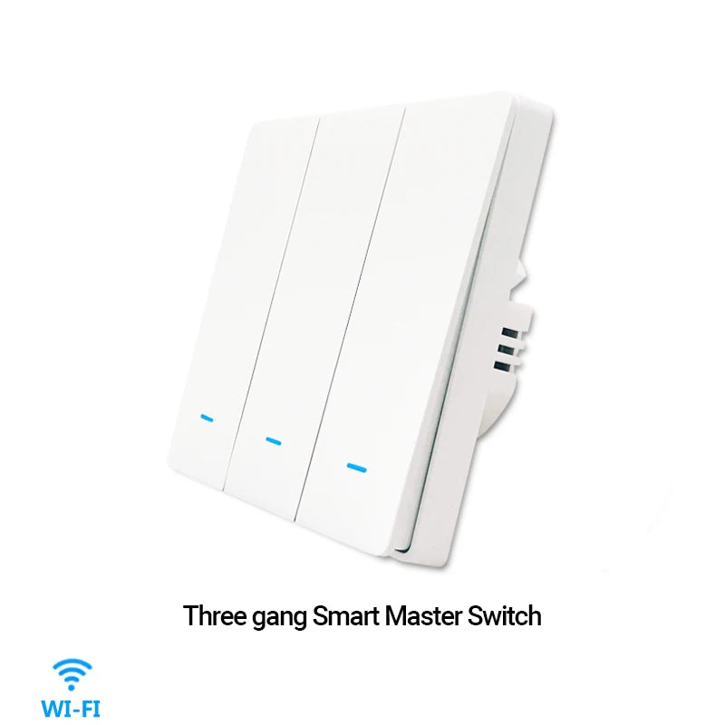 Interrupteur mural Tuya WiFi et options RF433