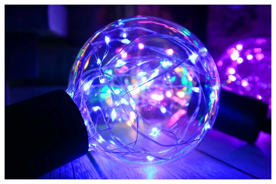 E27 G95 dekoratív LED gömbizzó