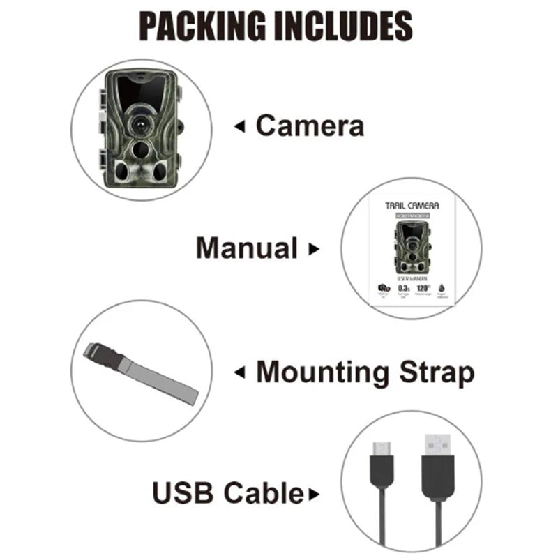 HC801A 20MP 1080P Trail Camera with Night Vision
