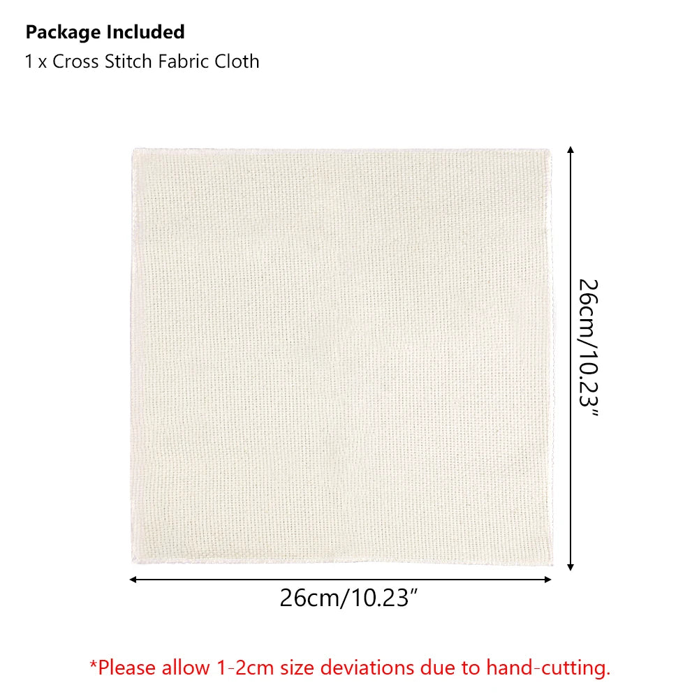 Cotton Punch-Needle Cloth or Embroidery Pen Options