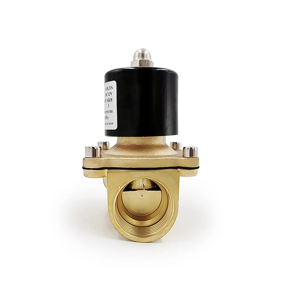 Elettrovalvola da 1/2" 3/4" 1" DN15 DN20 DN25, normalmente chiusa, pneumatica per acqua, olio e aria, 220V CA
