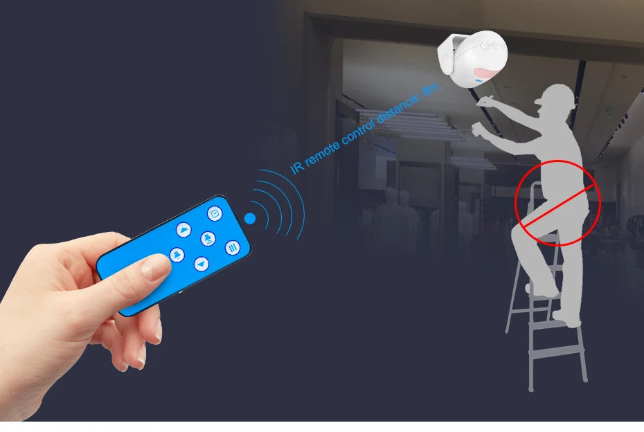 KERUI Wireless PIR Motion Sensor Alarm Welcome Chime Alarm Mode and Welcome Mode Infrared Motion Detector 11 Countries Language