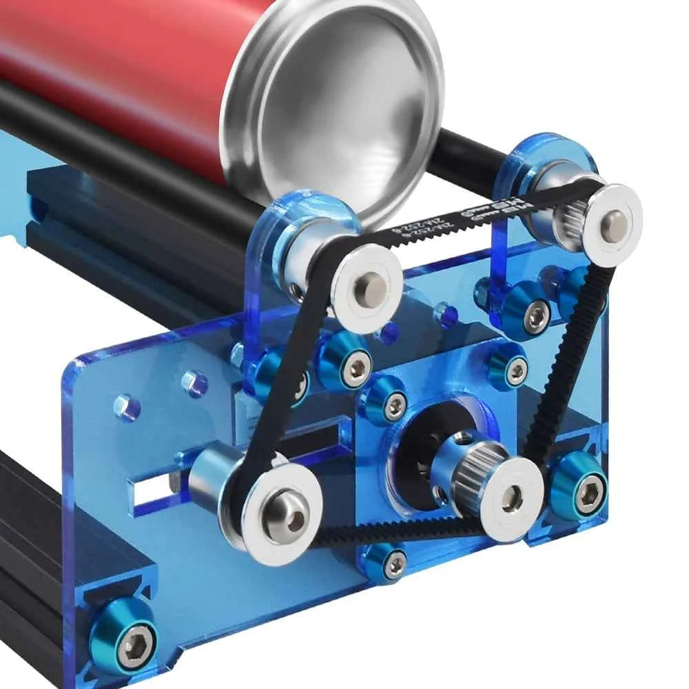 Y-Axis Rotary Roller Module & Riser Options for Laser Engravers