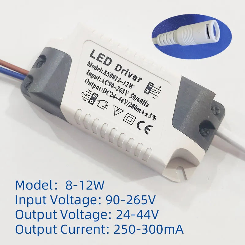 LED-driverstrømforsyning med udgangsmuligheder fra 1–50 W