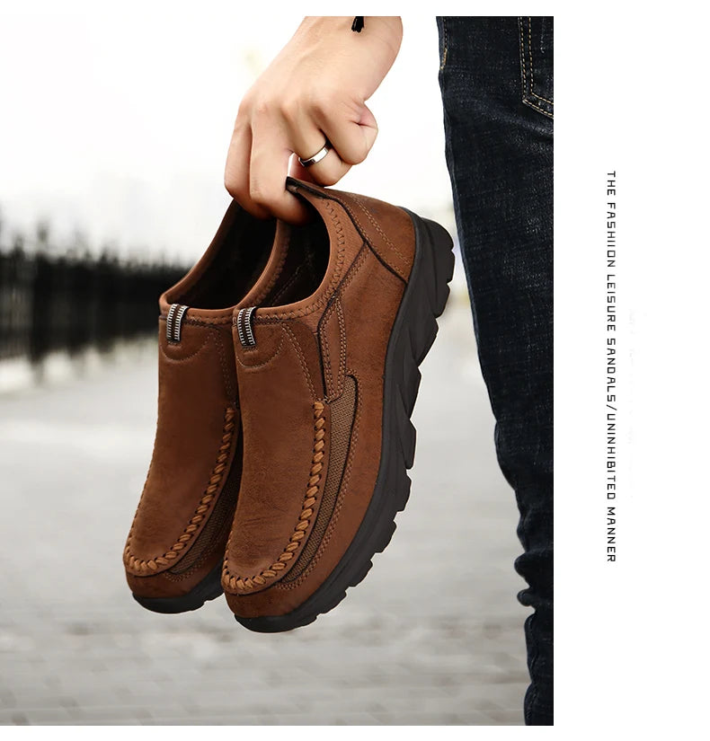 Men's Casual Breathable Slip-On Loafers