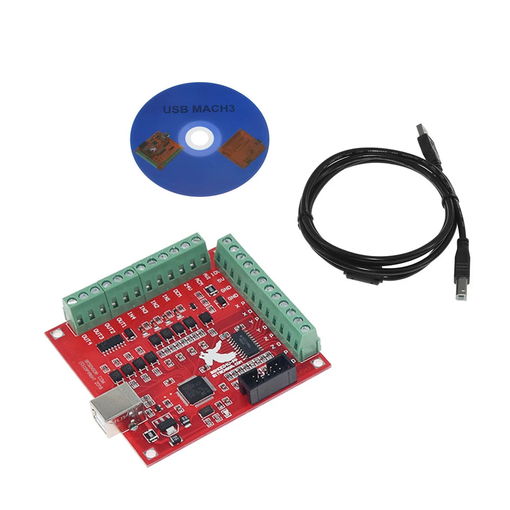 Four-Axis Mach3 USB CNC Controller Board