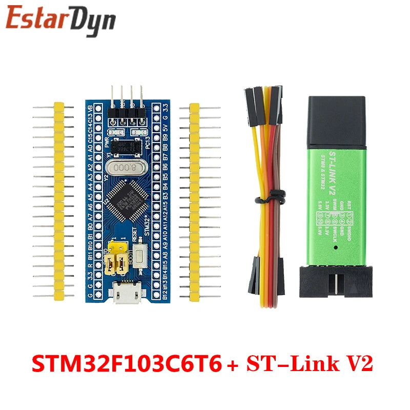Možnosti vývojovej dosky STM32 a programátora ST-Link V2