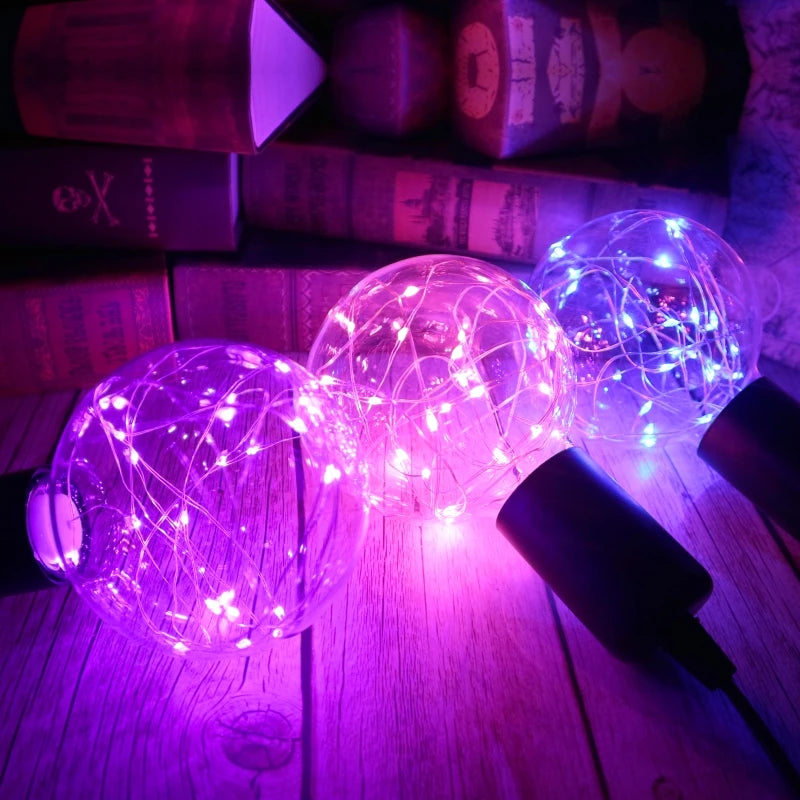 E27 G95 dekoratív LED gömbizzó