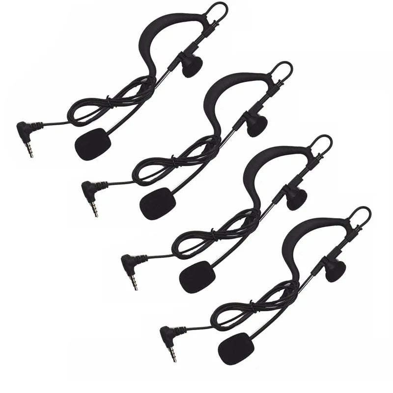 4-Person Referee Intercom Headset V4C 1200m Full Duplex Bluetooth