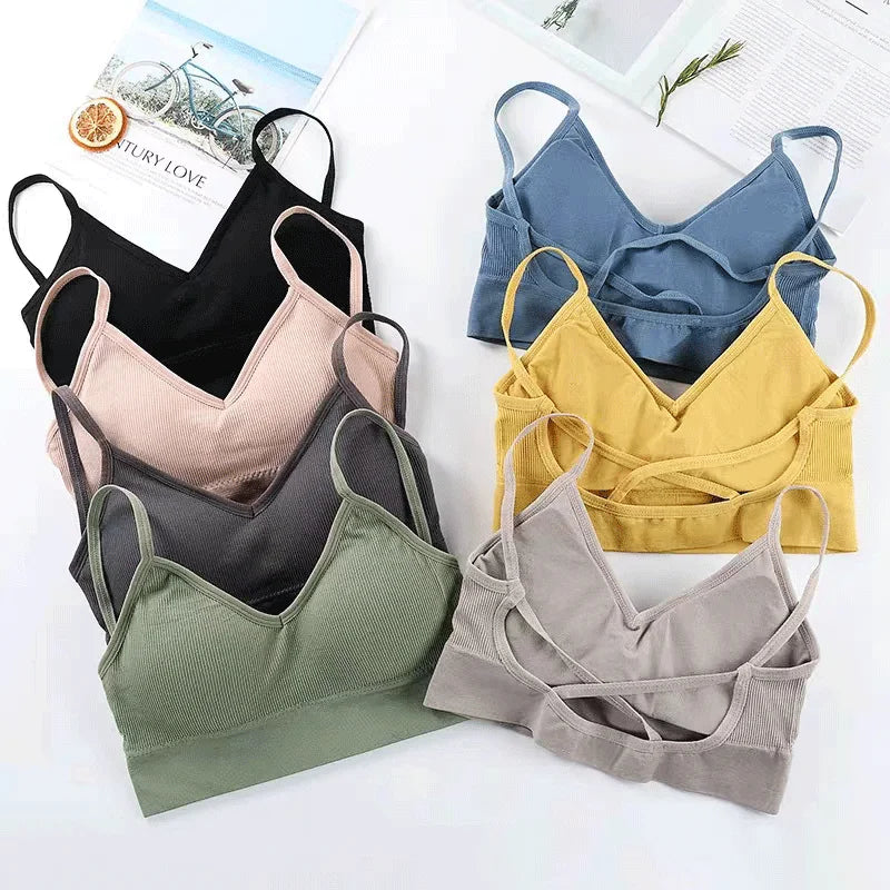 Cotton Camisole Bralette – Color Options