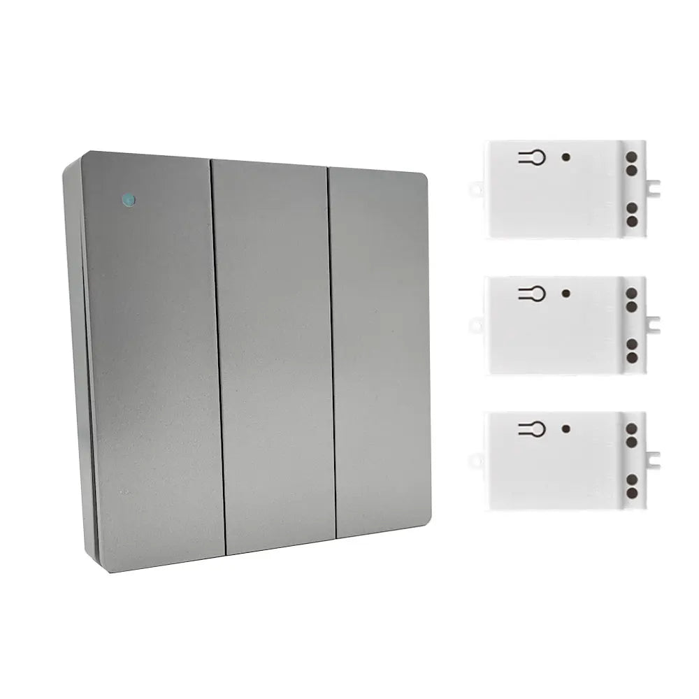 Self-Powered Kinetic Wall Switch, IP54, 95-260 V Receiver