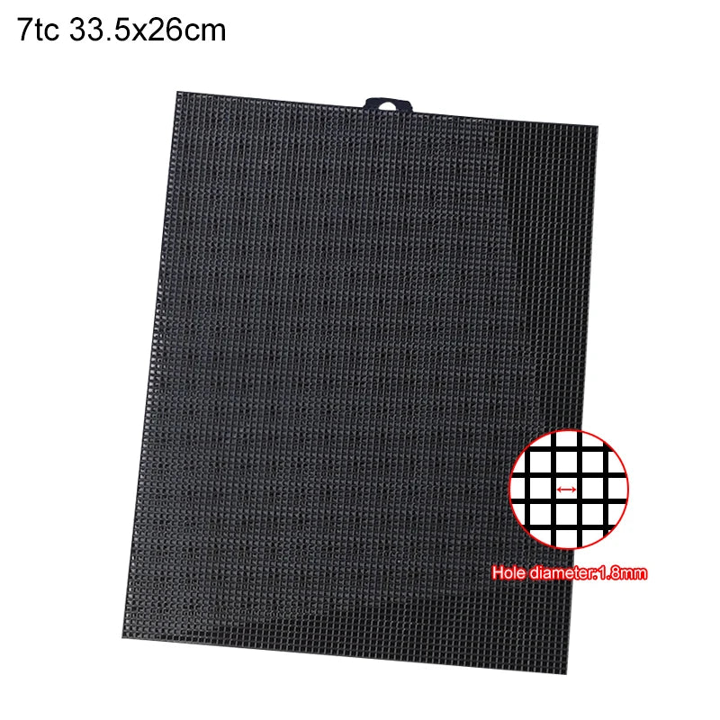 PE Plastic Mesh Canvas Sheet, Size and Grid Options