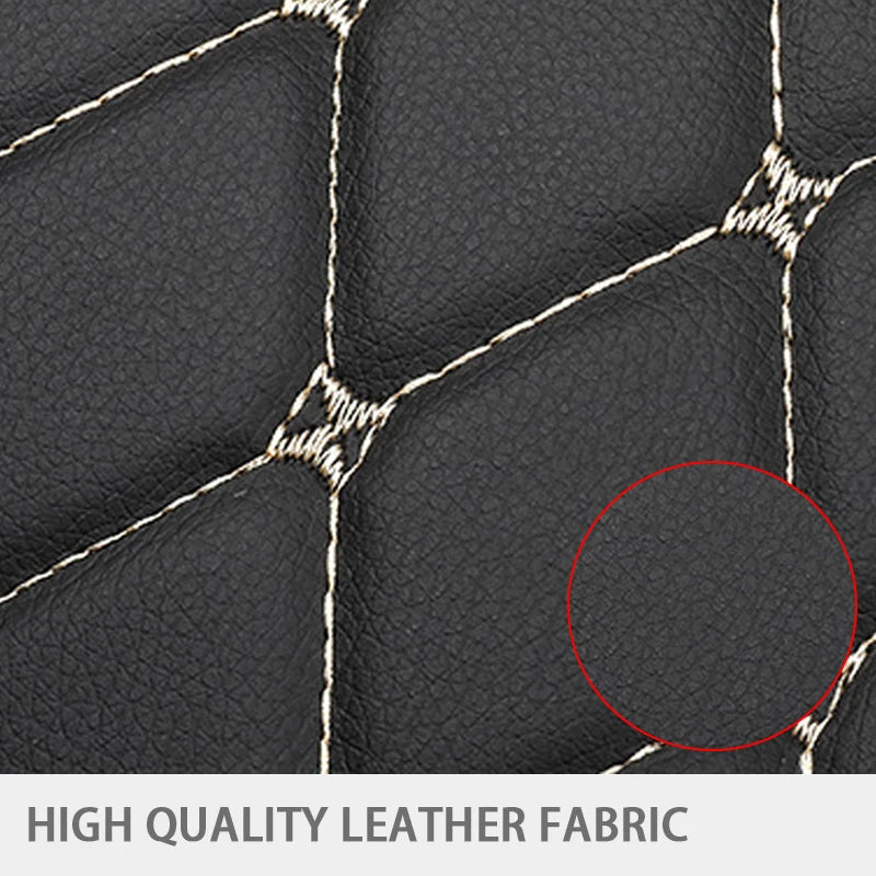 PU Leather Car Anti-Kick Mats Auto Seat Back Protector Cover Car Back Seat Organizer with Storage Pockets Interior Accessories
