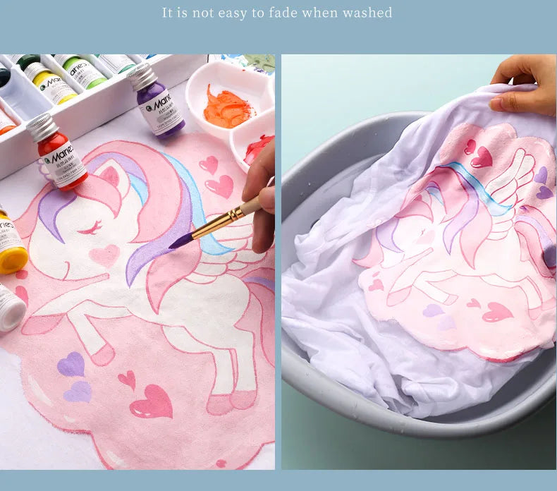 Marie's Permanent Fabric Paint Set