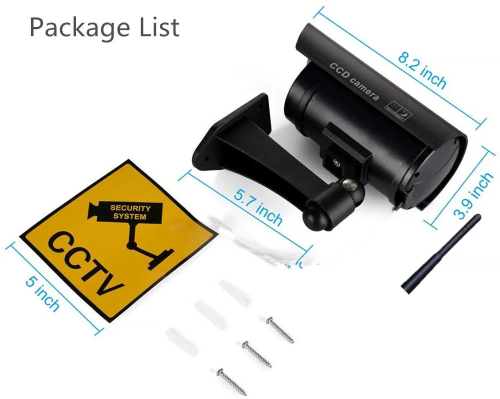 Dummy CCTV Camera with Flashing LED