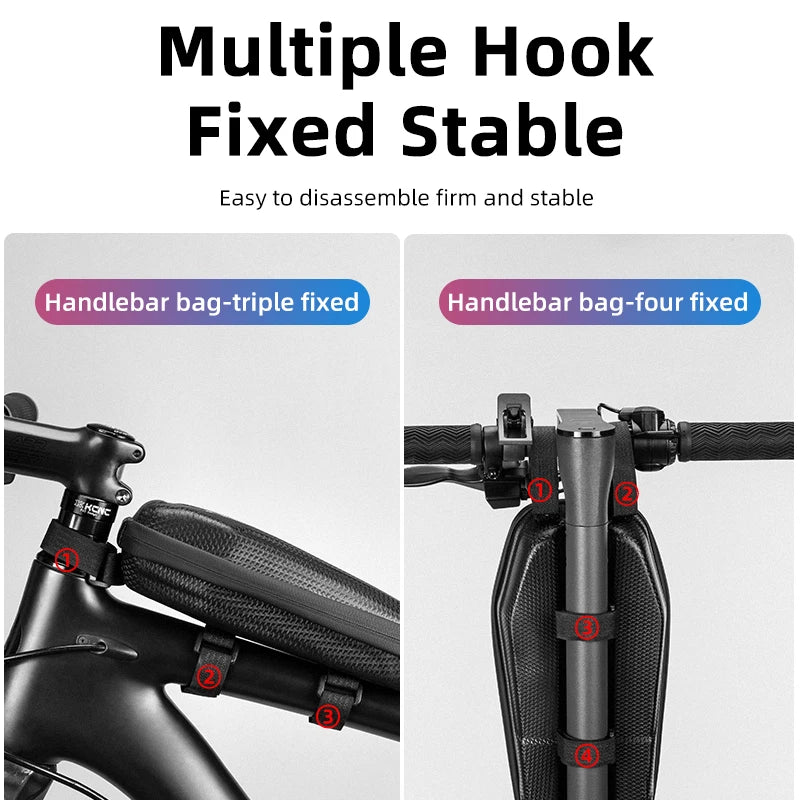 Waterproof Front Frame Bike Bag for MTB and Road Bikes
