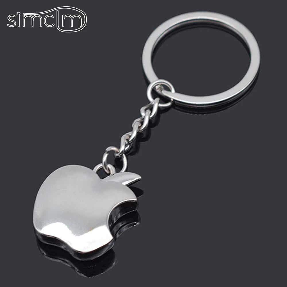 clearance sale Apple Car Keychain Gadgets for Men Dentist Costume Pendant Metal Keychains for Men Gifts Key Ring Trinket