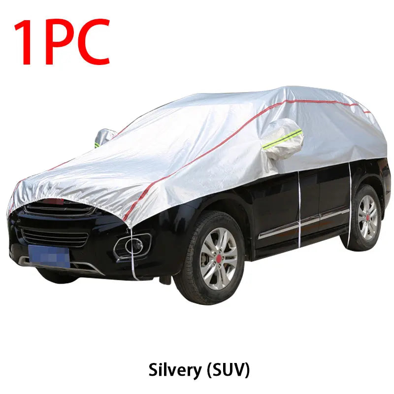 SEAMETAL Oxford Cloth Car Cover Indoor/Outdoor Sun Protection Cover Dustproof Waterproof Car Sun Shade Universal for Sedan Suv