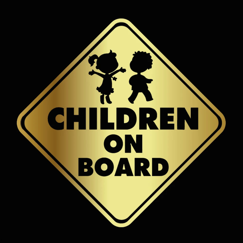 Kinder an Bord Auto-Aufkleber – Diamantendesign