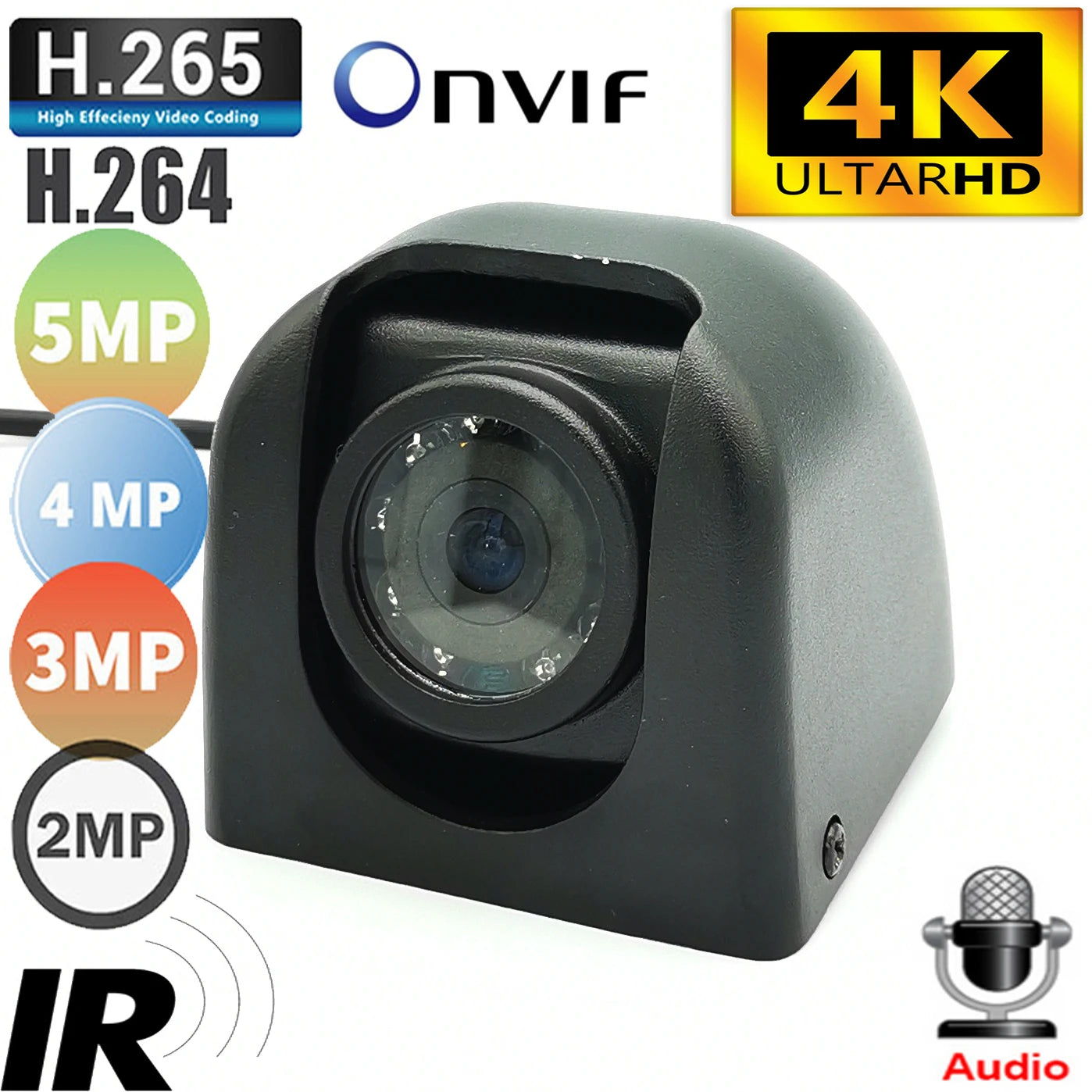 4K 8MP Mini POE IP Security Camera