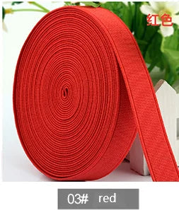 15/20/25mm Elastisches Band Hoch-elastisches Gummiband Elastische Schnur DIY Spitzenkanten Näherei Taille Gürtel Bekleidungszubehör