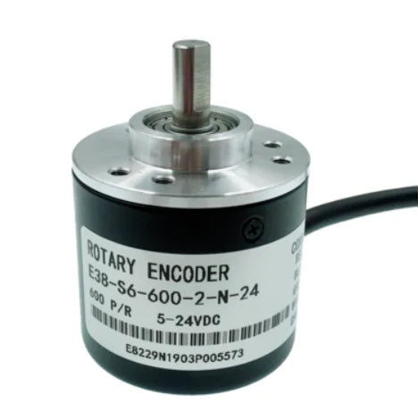 Codificador rotativo incremental, 5–24 V, eixo de 6 mm