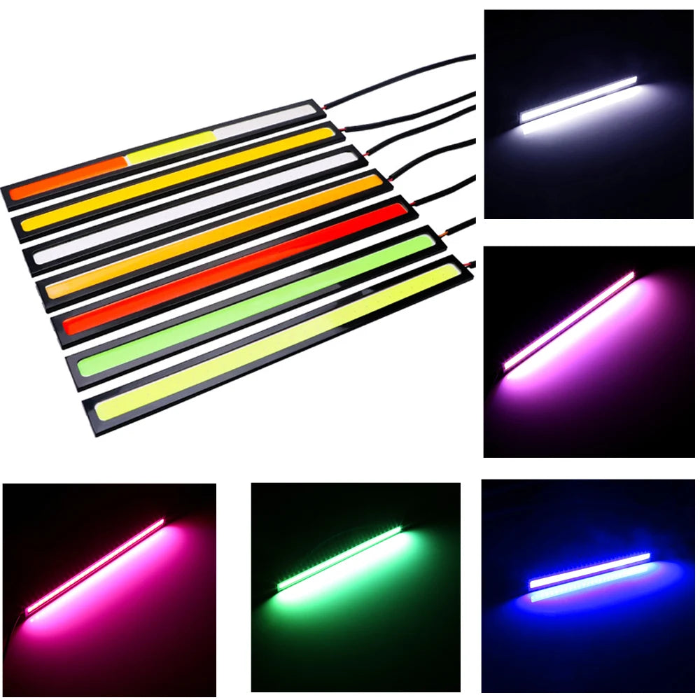 17 cm COB Vehicle LED Light Bars, Four Pieces