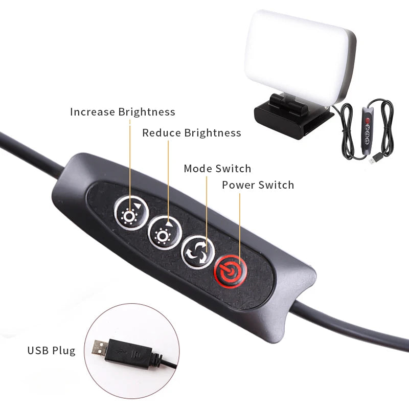 Clip-On Video Conference Light