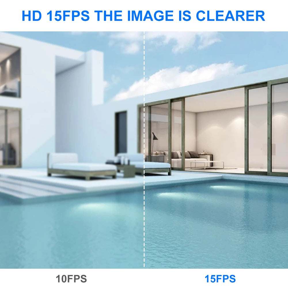 5MP POE IP Security Camera with Audio, Night Vision & IP66